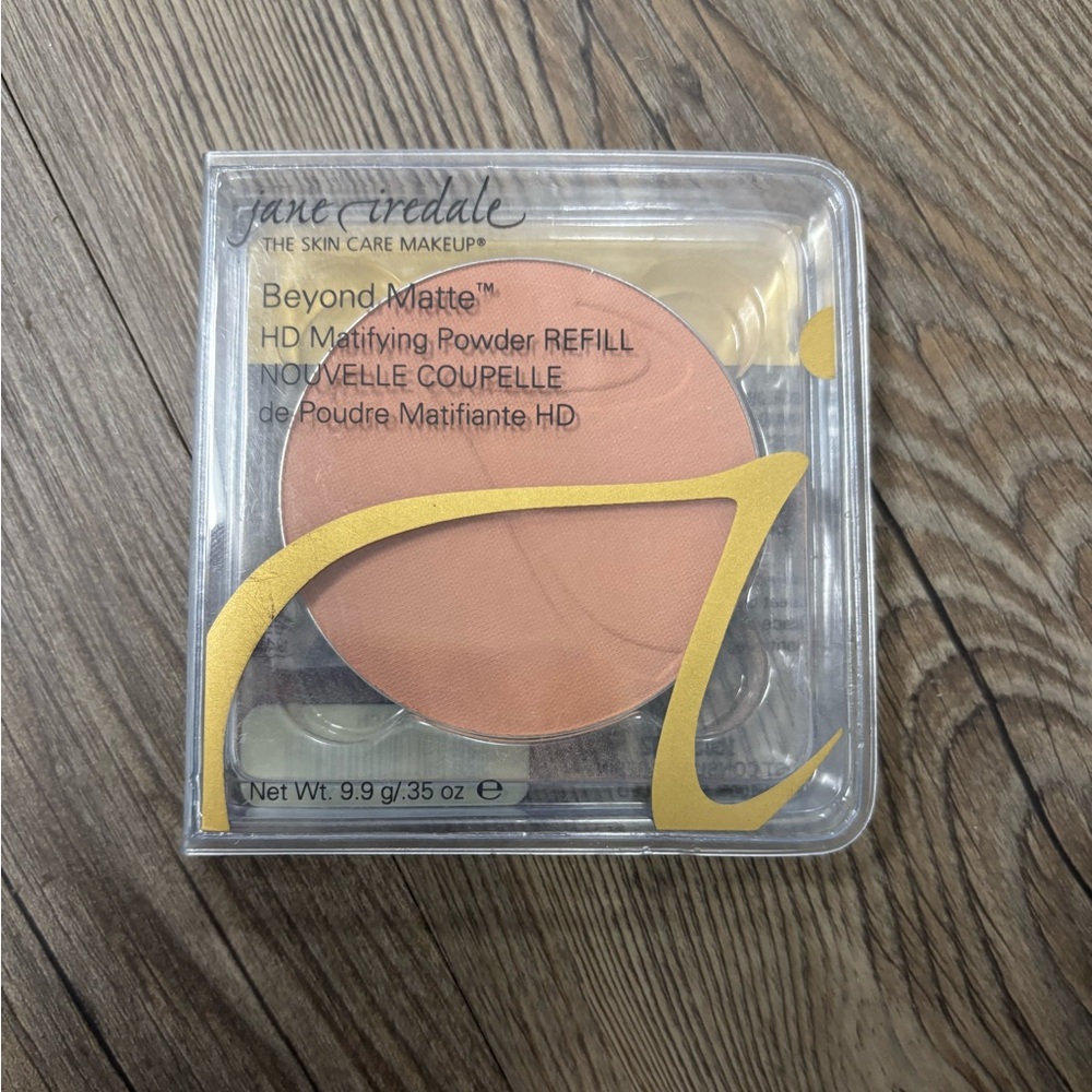 Mattifying powder, peach